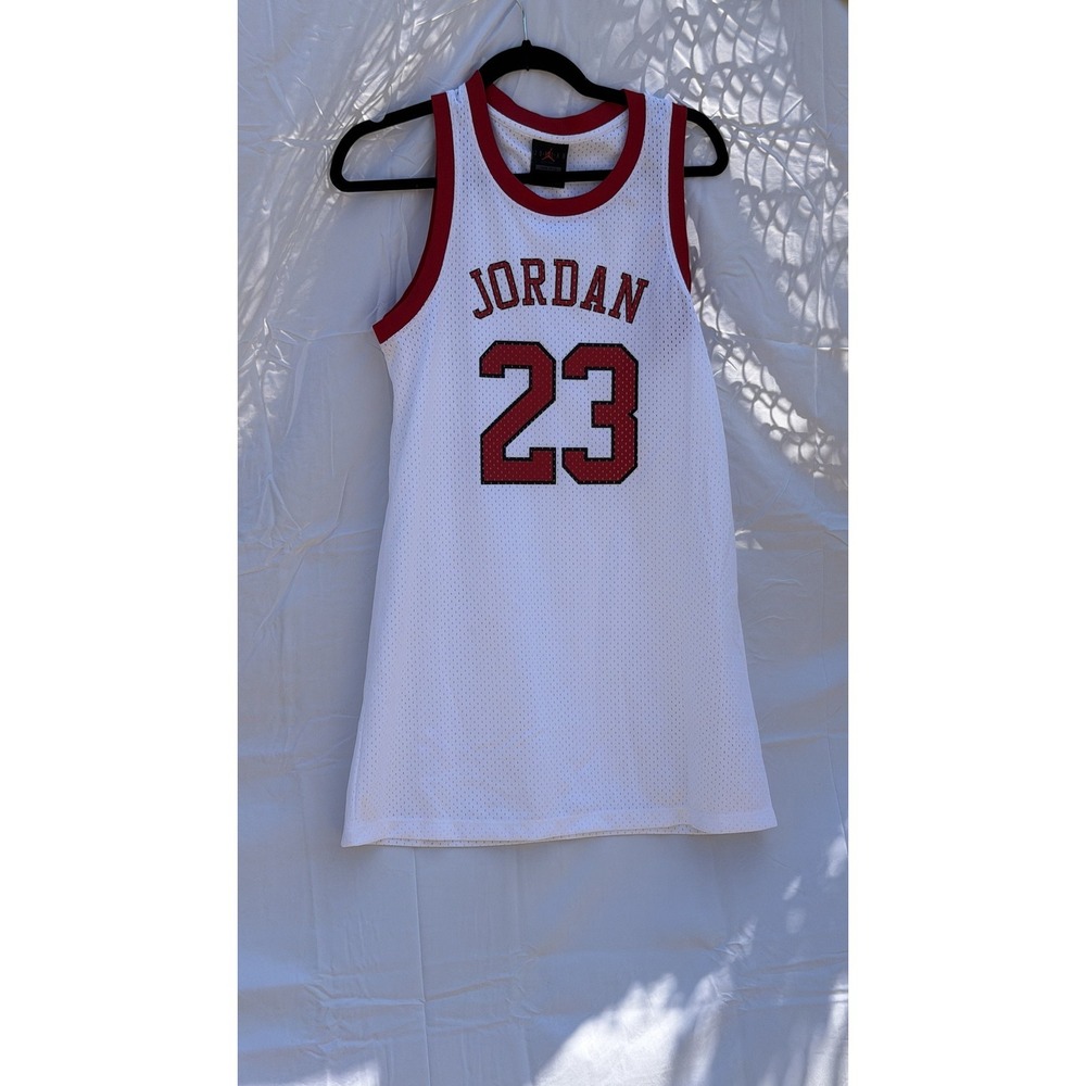 Jordan 23 Basketball Jersey Men's White Red Loose Fit Size XS